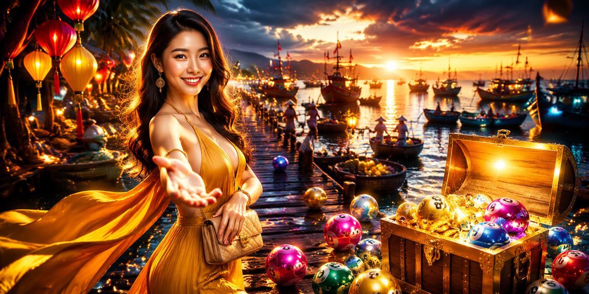 Người dùng tham gia xổ số trực tuyến tại bãi biển Mũi Né qua điện thoại